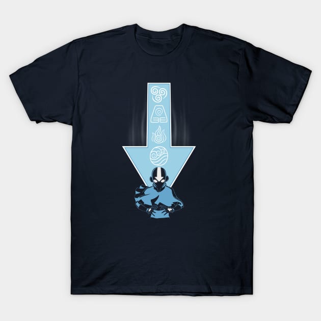 Avatar Aang Arrow T-Shirt by scribblejuice